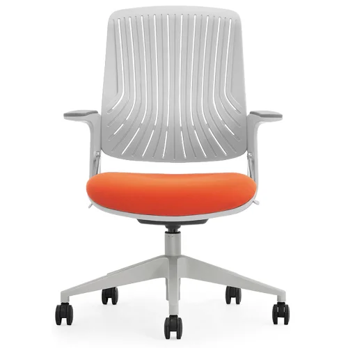 Chair ELBA F3-G01 grey-orange, 1000000000042260 02 
