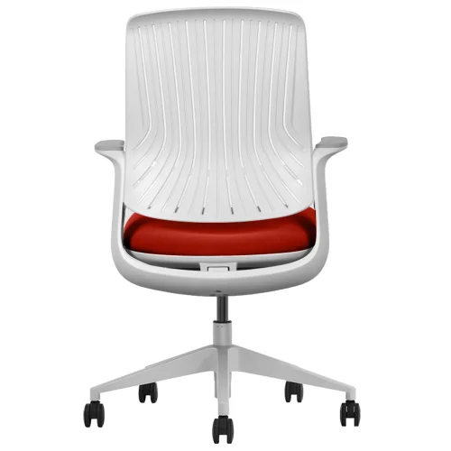 Chair ELBA F3-G01 grey-red, 1000000000042261 05 
