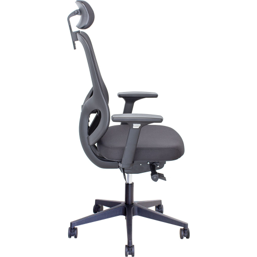 Chair Tesa HR Lux P038AF-001 black, 1000000000042339 03  — OK Office Chair Tesa HR Lux P038AF-001 black, 1000000000042339 03