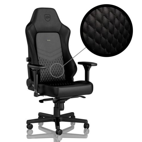 Геймърски стол noblechairs HERO Real Leather, черен, 2004251442501952 04  — OK Office Геймърски стол noblechairs HERO Real Leather, черен, 2004251442501952 04