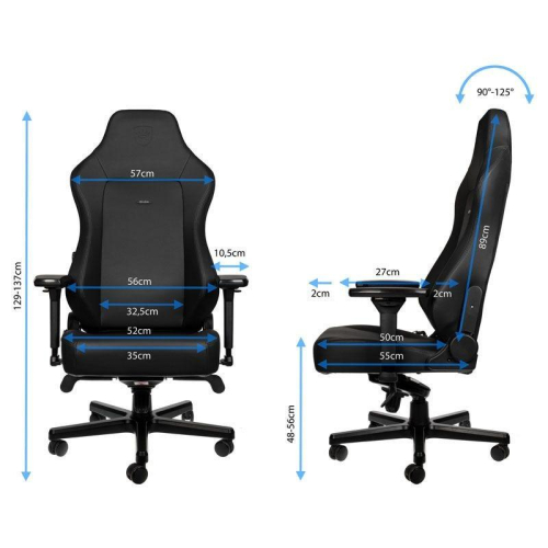 Gaming Chair noblechairs HERO - Black Edition, 2004251442503253 02  — OK Office Gaming Chair noblechairs HERO - Black Edition, 2004251442503253 02