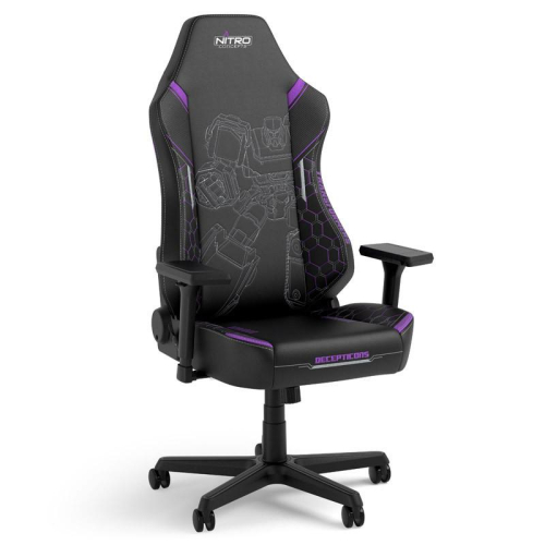Gaming Chair Nitro Concepts X1000, Transformers Decepticons Edition, 2004251442509460 02 
