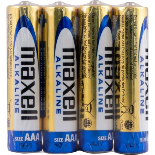 Алкална батерия Maxell AAA/LR03 оп4, 1000000000042593