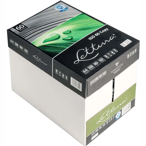 Copy paper LETURA ISO60 recycled 80g, 1000000000012853 02 