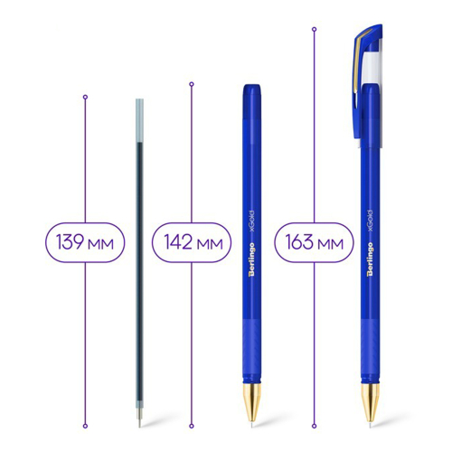 Химикал Berlingo Tribase XGold 0.7мм син, 1000000000043340 02 