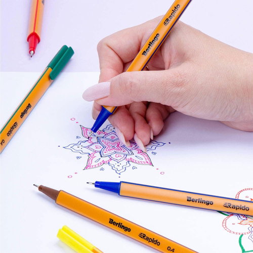 Тънкописец Berlingo Rapido 0.4мм 6 цвята, 1000000000044201 07 