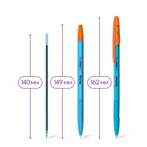 Ballpoint pen Berlingo Tribase Fuze .7mm, 1000000000043344 05  — OK Office Ballpoint pen Berlingo Tribase Fuze .7mm, 1000000000043344 05