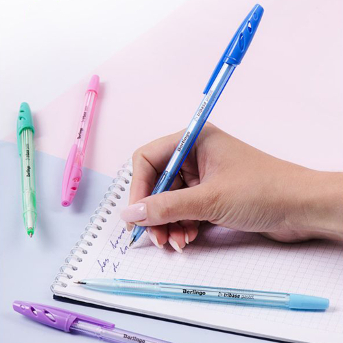 Ballpoint pen Berlingo Tribase Pastel0.7, 1000000000043345 04  — OK Office Ballpoint pen Berlingo Tribase Pastel0.7, 1000000000043345 04