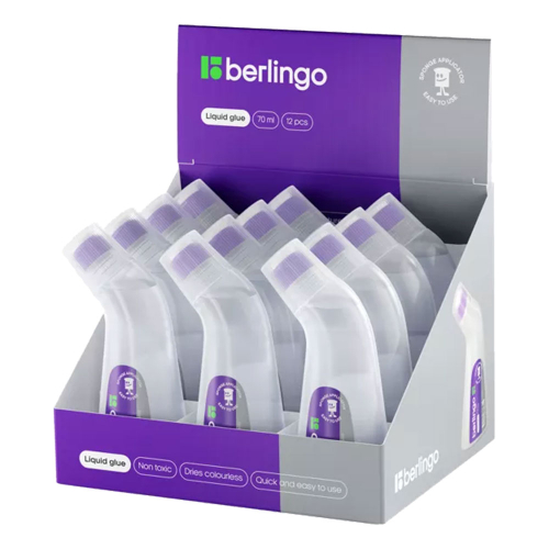 Glue liquid Berlingo with sponge 70m, 1000000000043555 02 
