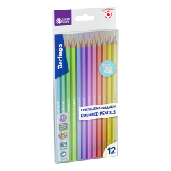 Моливи цветни Berlingo Hexag Pastel 12цв