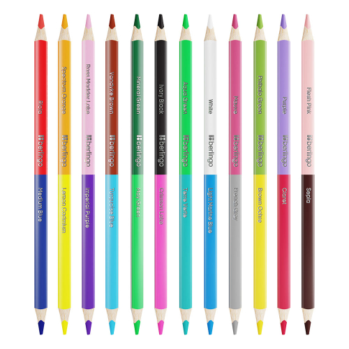 Color pencils Berlingo Тriang 12 pcs/24c, 1000000000048095 02 