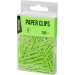 Berlingo paper clips 28mm vinyl green, 1000000000043558 03 