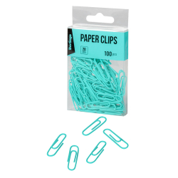 Berlingo paper clips 28mm vinyl blue