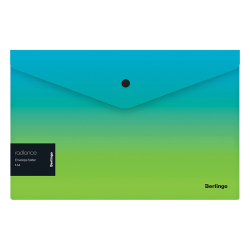 Folder with button Berlingo Radiance blu