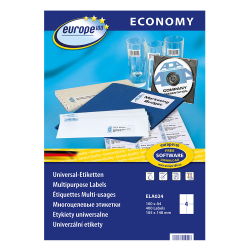Етикети Avery Eco 105/148 A4 4ет 100л