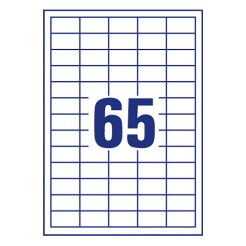 Етикети Avery Eco 38/21.2 A4 65ет 100л, 1000000000052221 03 