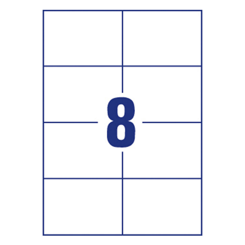 Етикети Avery Eco 105/74 A4 8ет 100л, 1000000000052227 03 