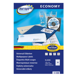 Етикети Avery Eco 64.6/33.8 A4 24ет 100л