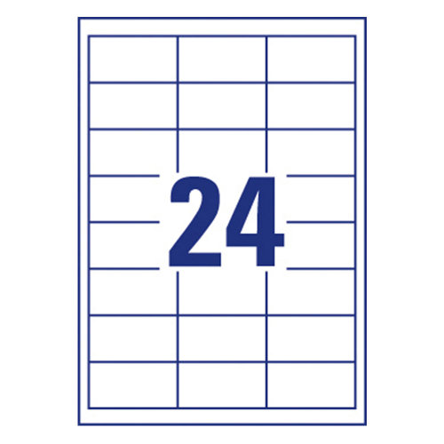 Етикети Avery Eco 64.6/33.8 A4 24ет 100л, 1000000000052222 03 