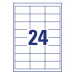 Етикети Avery Eco 64.6/33.8 A4 24ет 100л, 1000000000052222 04 