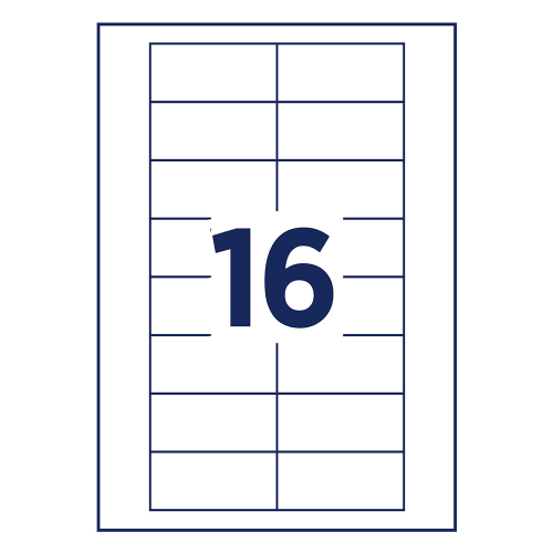 Магнитен бадж Avery 80/34 сив 5+16бр, 1000000000052299 10 