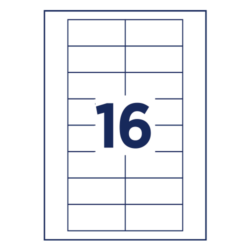 Магнитен бадж Avery 80/34 сив 20+80бр, 1000000000052298 10 