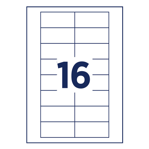 Магнитен бадж Avery 80/34 сив 10+32бр, 1000000000052297 10 