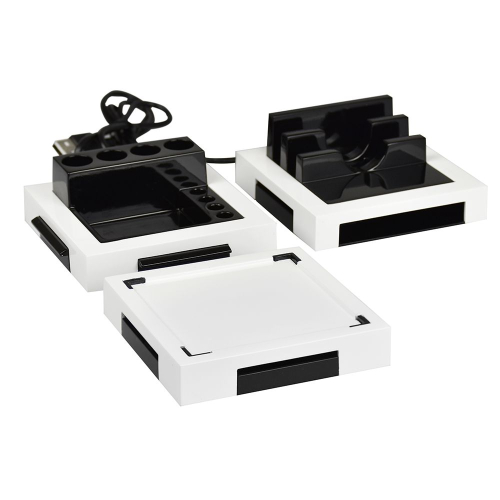 Desk organizer MONOLITH 2 USB ports, 1000000000033700 04  — OK Office Desk organizer MONOLITH 2 USB ports, 1000000000033700 04