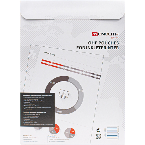 Фолио Monolith Transp. Inkjet A4 оп.20, 1000000000043590 02 