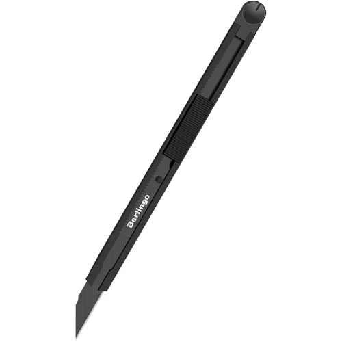 Нож макетен Berlingo Double Black 9мм, 1000000000043388