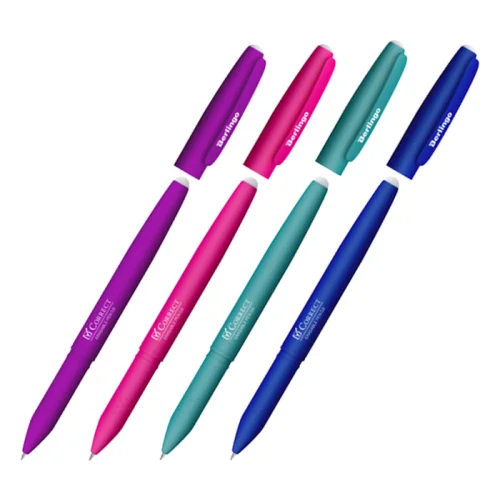 Ballpoint pen with rubber Berlingo 0.6mm, 1000000000043357