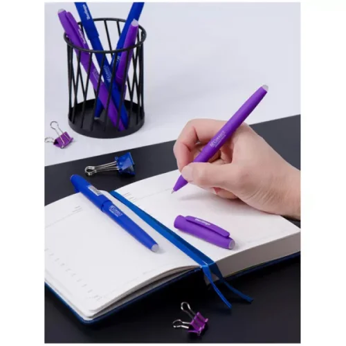 Ballpoint pen with rubber Berlingo 0.6mm, 1000000000043357 06 