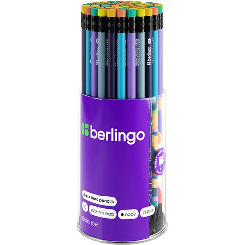 Молив Berlingo Balance HB асорти, 1000000000043575 02 