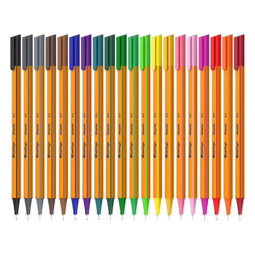 Fineliner Berlingo Rapido 0.4mm 20 color, 1000000000048090 02  — OK Office Fineliner Berlingo Rapido 0.4mm 20 color, 1000000000048090 02