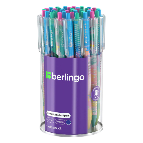 Химикалка Berlingo Collision 0.7мм синя, 1000000000051656 06 