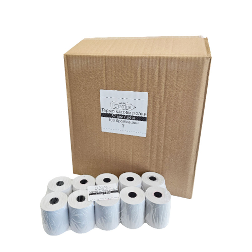 Ролка касов апарат 57мм 34м термо оп100, 1000000000042656 04 