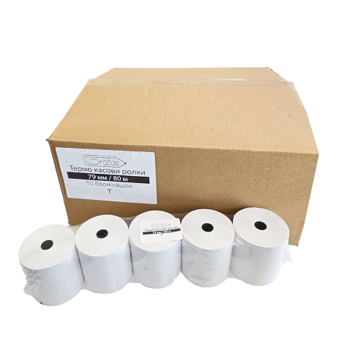 Ролка касов апарат 79мм 80м термо оп50, 1000000000042657 03 