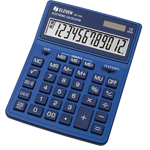 Calculator Eleven SDC 444XRNV blue, 1000000000043124 02 