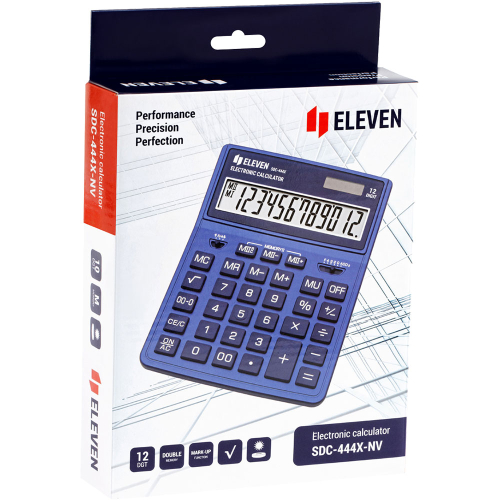 Calculator Eleven SDC 444XRNV blue, 1000000000043124 04 