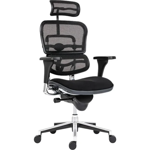 Chair Ergohuman UPH solid seat black, 1000000000043249