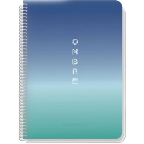 Notebook A5 B&W OMBRE 2T MK SP. 80sh, 1000000000043257 07 
