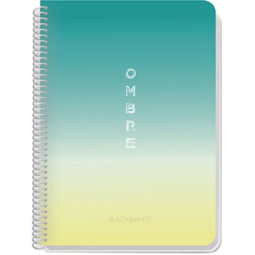 Notebook A4 B&W OMBRE 2T MK SP. 80sh, 1000000000043258 04 