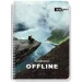 Notebook A5 B&W OFFLINE 2T MK SP. 80sh, 1000000000043259 05 