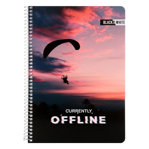 Тетрадка A4 B&W OFFLINE 2Т МК СП. 80л, 1000000000043260 02 