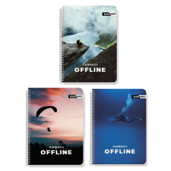Тетрадка A4 B&W OFFLINE 2Т МК СП. 80л
