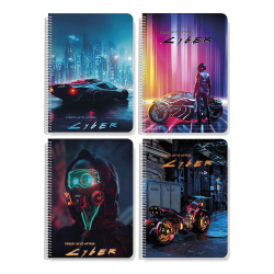 Notebook B5 B&W CYBER 2T MK SP. 80sh