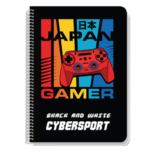 Тетрадка A4 B&W GAMER 2Т МК СП. 80л, 1000000000043276 02 