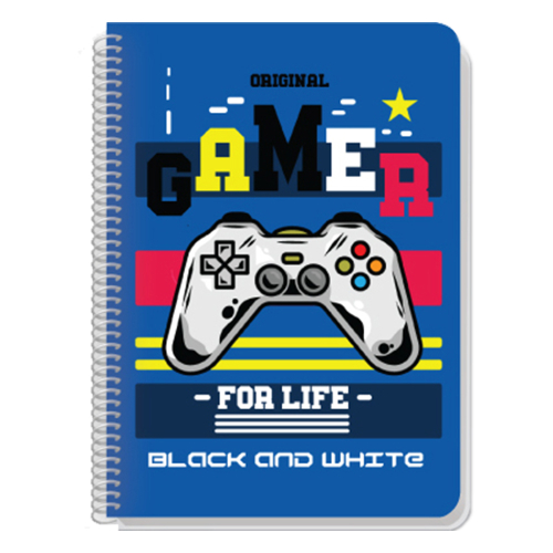 Тетрадка A4 B&W GAMER 2Т МК СП. 80л, 1000000000043276 03 