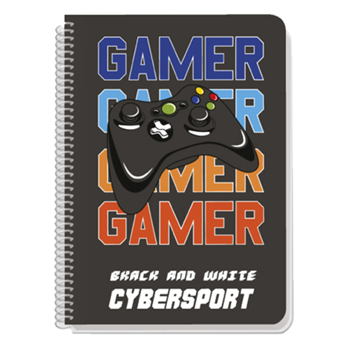 Тетрадка A4 B&W GAMER 2Т МК СП. 80л, 1000000000043276 05 