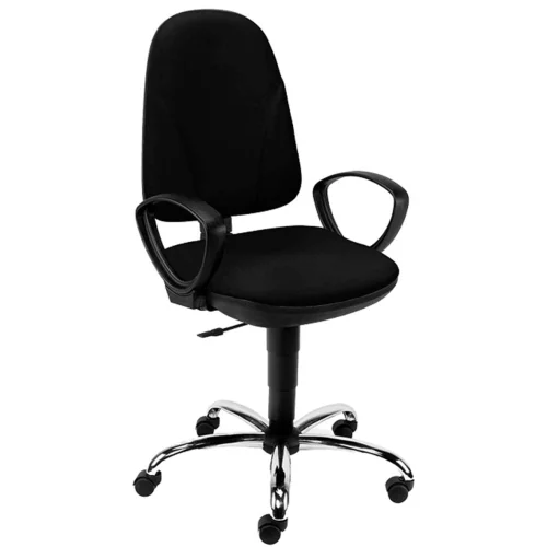 Chair Pegaz Ergo Chrome fabric black, 1000000000004392